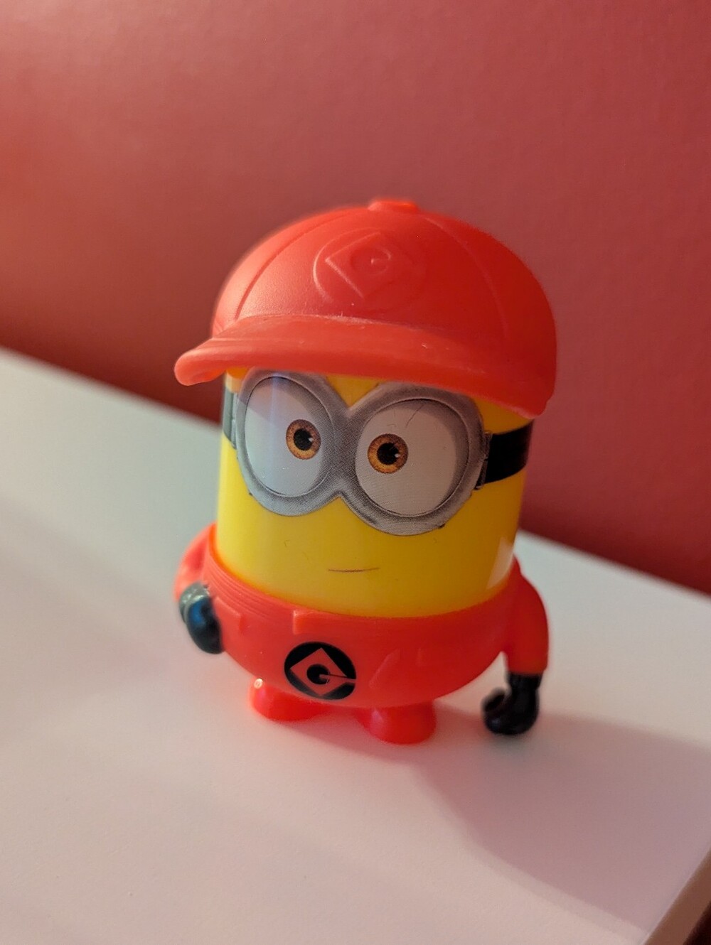 Red Minion Toy Figure